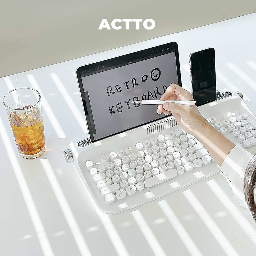 YUEFANタイプライター型キーボード Amazon.co.jp: YUEFAN-Actto ワイヤレス Bluetoothキーボード